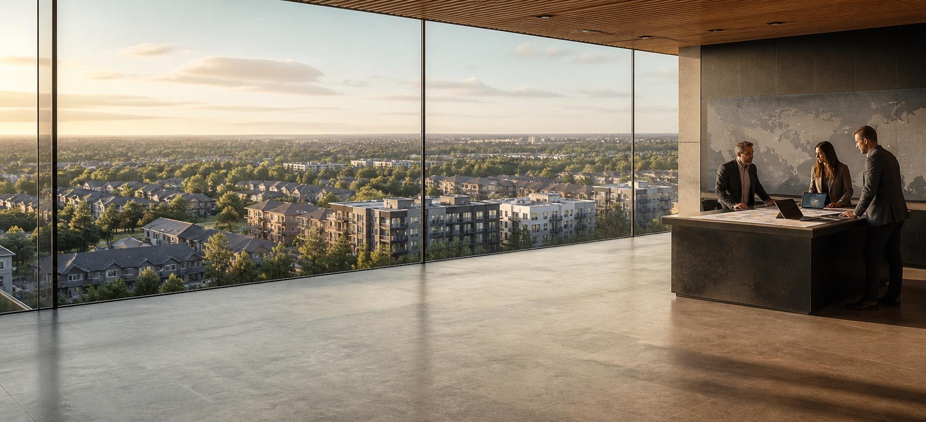 Portfolio owners reviewing rental property performance across markets